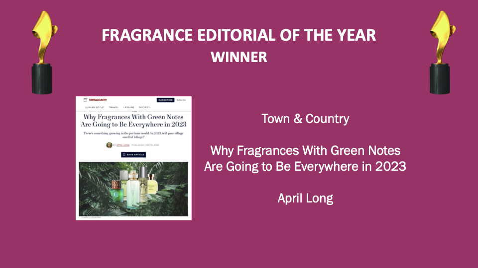 Fragrance Editorial of the Year